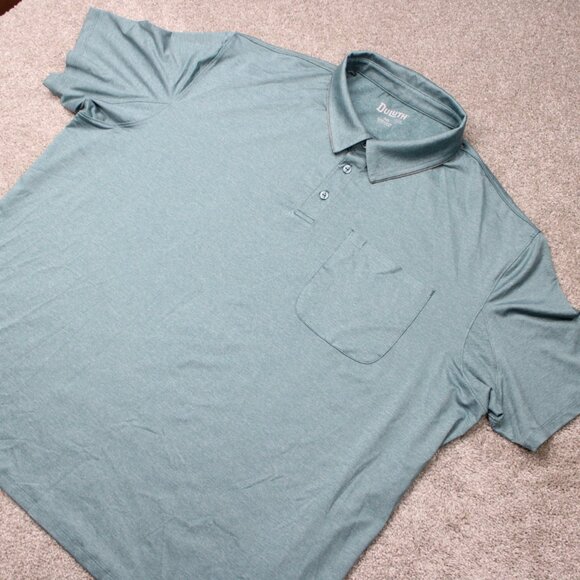 Duluth Polo Shirt Mens 3XL XXXL Green Pressure Cooker Standard Fit S/S w/ Pocket - Picture 4 of 14